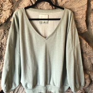 NWOT Grey State sage green relaxed sweater